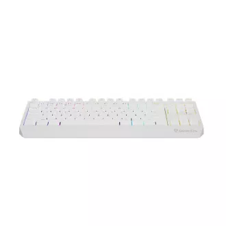 GENESIS herná klávesnica THOR 230/TKL/RGB/Outemu Red/Bezdrôtová USB + Bluetooth/US layout/Biela