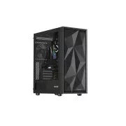Počítačová skriňa Genesis DIAXID 605F/Midi Tower/Transpar./Čierna