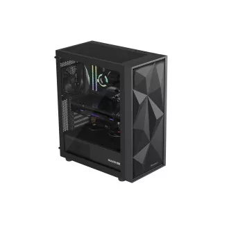 Počítačová skriňa Genesis DIAXID 605F/Midi Tower/Transpar./Čierna