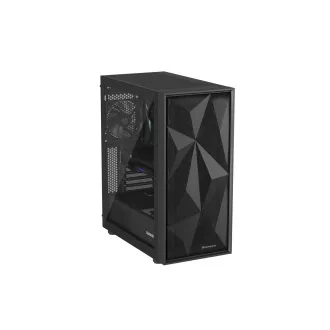 Počítačová skriňa Genesis DIAXID 605F/Midi Tower/Transpar./Čierna