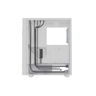 Počítačová skriňa Genesis DIAXID 605 ARGB/Midi Tower/Transpar./Biela