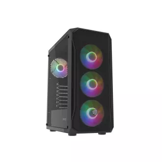 PC skriňa Fury SHOBO/Midi Tower/Transpar./Čierna