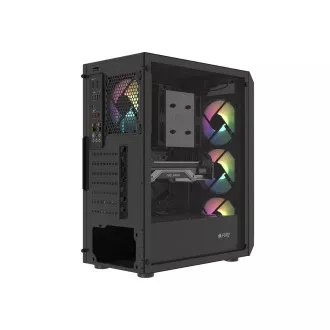 PC skriňa Fury SHOBO/Midi Tower/Transpar./Čierna