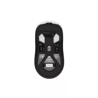 Genesis herná myš ZIRCON 660/Herná/Optická/12 000 DPI/Drôtové/Bezdrôtové/Biela