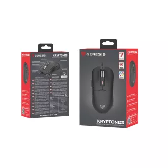Genesis herná myš KRYPTON 660/Herná/Optická/12 000 DPI/Drôtové USB-A/Čierna