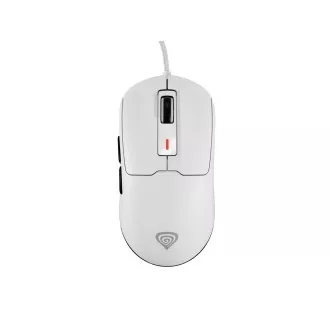 Genesis herná myš KRYPTON 660/Herná/Optická/12 000 DPI/Drôtové USB-A/Biela