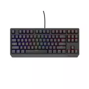 Herná klávesnica Genesis THOR 230/TKL/RGB/Outemu Red/Drôtové USB-A/SK-SK layout/Čierna