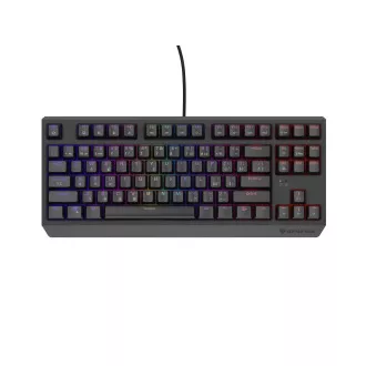 Herná klávesnica Genesis THOR 230/TKL/RGB/Outemu Red/Drôtové USB-A/SK-SK layout/Čierna