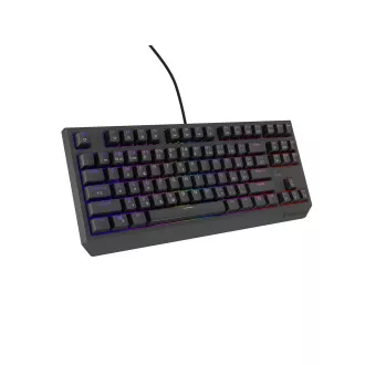 Herná klávesnica Genesis THOR 230/TKL/RGB/Outemu Red/Drôtové USB-A/SK-SK layout/Čierna