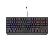 Herná klávesnica Genesis THOR 230/TKL/RGB/Outemu Red/Drôtové USB-A/SK-SK layout/Čierna