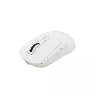 Genesis herná myš ZIRCON 660 PRO/Herná/Optická/Pre pravákov/26 000 DPI/Drôtová+bezdrôtová/Biela