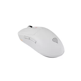 Genesis herná myš ZIRCON 660 PRO/Herná/Optická/Pre pravákov/26 000 DPI/Drôtová+bezdrôtová/Biela