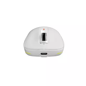 Genesis herná myš ZIRCON 660 PRO/Herná/Optická/Pre pravákov/26 000 DPI/Drôtová+bezdrôtová/Biela