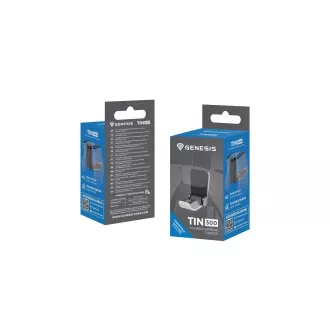 Gamepad nabíjačka Genesis TIN 300 pre konzolu PS5, čierno-biela