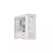 Počítačová skriňa Genesis IRID 503 ARGB LITE/Mini Tower/Transpar./Biela