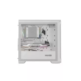 Počítačová skriňa Genesis IRID 503 ARGB LITE/Mini Tower/Transpar./Biela Počítačová skriňa Genesis IRID 503 ARGB LITE/Mini Tower/Transpar./Biela