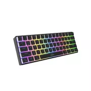 Genesis herná klávesnica THOR 660 G2/Gateron Brown/USB+BT/US layout/Čierna
