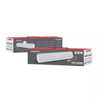 Genesis herný soundbar HELIUM 312BT/Biela/Stereo/10W Genesis herný soundbar HELIUM 312BT/Biela/Stereo/10W