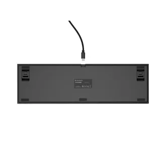 Herná mechanická klávesnica Genesis THOR 404/RGB/Gateron Yellow Pro/Drôtové USB-A/US layout/Čierna
