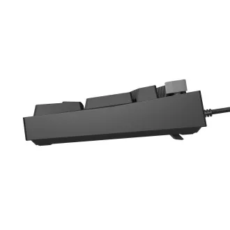 Herná mechanická klávesnica Genesis THOR 404/RGB/Gateron Yellow Pro/Drôtové USB-A/US layout/Čierna