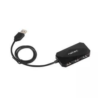 Natec Locust rozbočovač 4x USB 2.0 HUB, čierny Natec Locust rozbočovač 4x USB 2.0 HUB, čierny
