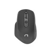 Natec optická myš FALCON/Kancelárska/Optická/Pre pravákov/3 200 DPI/Bezdrôtové Bluetooth/Čierna