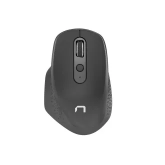 Natec optická myš FALCON/Kancelárska/Optická/Pre pravákov/3 200 DPI/Bezdrôtové Bluetooth/Čierna