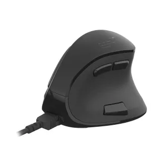 Natec optická vertikálna myš EUPHONIE/2400 DPI/Kancelárska/Optická/Pre pravákov/Bezdrôtová USB/Čierna