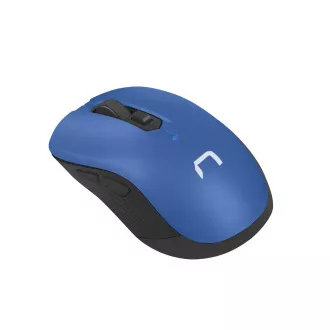 Natec optická myš ROBIN/Cestovná/Optická/1 600 DPI/Bezdrôtová USB/Modrá