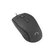 Natec optická myš HOOPOE 2/1600 DPI/Kancelárska/Optická/1 600 DPI/Drôtová USB/Čierna