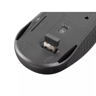 Natec optická myš JAY 2/1600 DPI/Kancelárska/Optická/Bezdrôtová USB/Čierna