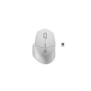 Natec optická myš SISKIN 2/Kancelárska/Optická/Pre pravákov/1 600 DPI/USB+BT/Biela