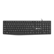Natec klávesnica Nautilus 2/Drôtová USB/SK-SK layout/Čierna