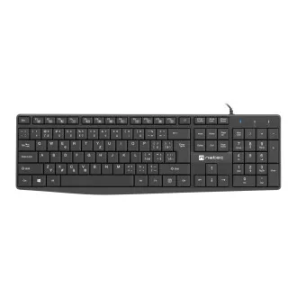 Natec klávesnica Nautilus 2/Drôtová USB/SK-SK layout/Čierna Natec klávesnica Nautilus 2/Drôtová USB/SK-SK layout/Čierna