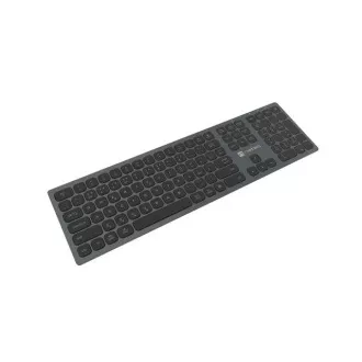 Natec klávesnica DOLPHIN/Bezdrôtová Bluetooth/SK-SK layout/Sivá