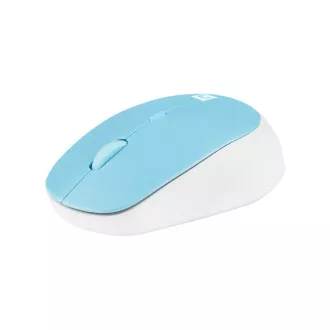 Natec optická myš HARRIER 2/1600 DPI/Kancelárska/Optická/Bezdrôtová Bluetooth/Svetlo modrá