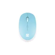 Natec optická myš HARRIER 2/1600 DPI/Kancelárska/Optická/1 600 DPI/Bezdrôtová Bluetooth/Svetlo modrá