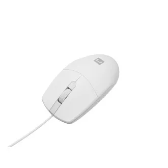 Natec optická myš RUFF 2/1 000 DPI/Kancelárska/Optická/Drôtová USB/Biela