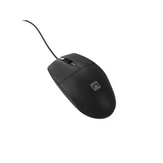 Natec optická myš RUFF 2/1 000 DPI/Kancelárska/Optická/1 000 DPI/Drôtová USB/Čierna