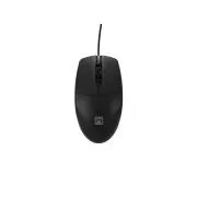 Natec optická myš RUFF Plus 1200 DPI/Kancelárska/Optická/1 200 DPI/Drôtová USB/Čierna
