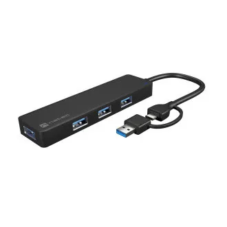 Rozbočovač Natec MAYFLY 4xUSB-A 3.0 HUB + USB-A adaptér Rozbočovač Natec MAYFLY 4xUSB-A 3.0 HUB + USB-A adaptér