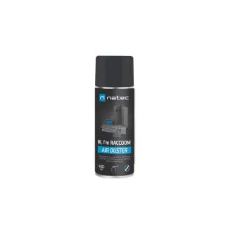 Natec stlačený vzduch RACCOON AIR 400 ml Natec stlačený vzduch RACCOON AIR 400 ml