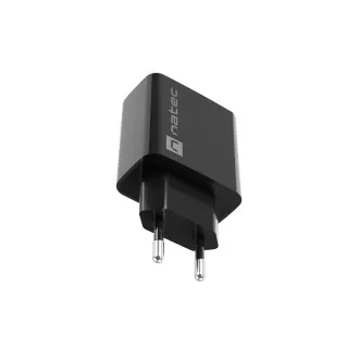 Univerzálna nabíjačka Natec RIBERA 20W 1X USB-C, čierna