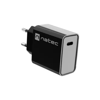 Univerzálna nabíjačka Natec RIBERA 20W 1X USB-C, čierna