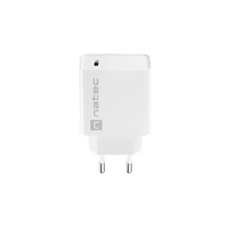Univerzálna nabíjačka Natec RIBERA 20W 1X USB-C, biela