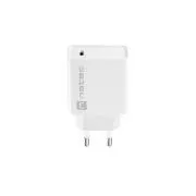 Univerzálna nabíjačka Natec RIBERA 20W 1X USB-C, biela
