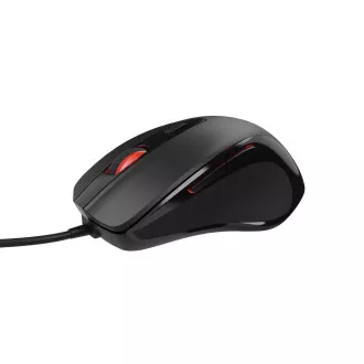 Natec optická myš PIGEON 2/4 000 DPI/Kancelárska/Optická/4 000 DPI/Drôtová USB/Čierna