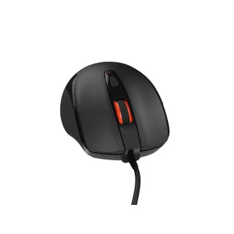 Natec optická myš PIGEON 2/4 000 DPI/Kancelárska/Optická/4 000 DPI/Drôtová USB/Čierna
