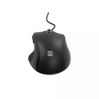 Natec optická myš PIGEON 2/4 000 DPI/Kancelárska/Optická/4 000 DPI/Drôtová USB/Čierna