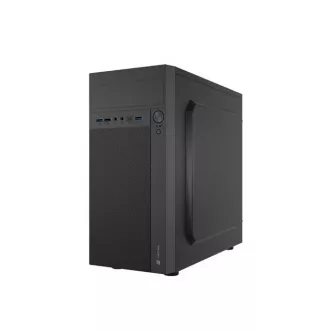 Počítačová skriňa Natec HELIX USB-C/Micro ATX/Čierna